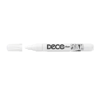 Lakový popisovač ICO DECO Marker biely