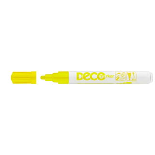 Lakový popisovač ICO DECO Marker žltý