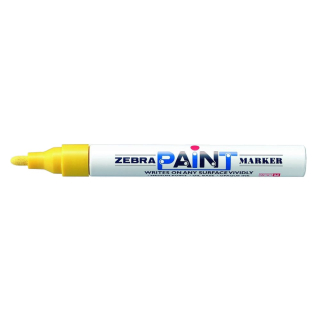 Lakový popisovač ZEBRA PAINT Marker žltý