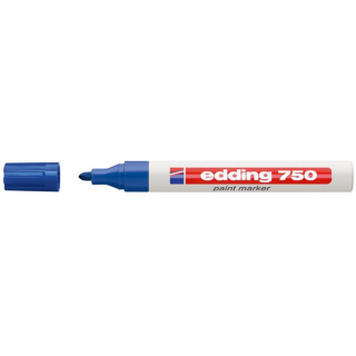 Lakový popisovač EDDING 750 modrý