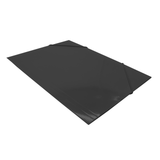 Kartónový obal s gumičkou A4 300g čierny