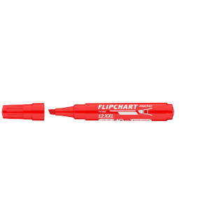 Flipchart popisovač 1-4mm ICO Artip 12XXL červený