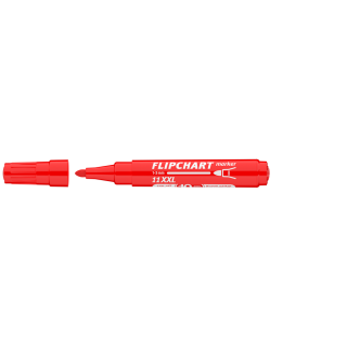 Flipchart popisovač 3mm ICO Artip 11XXL červený