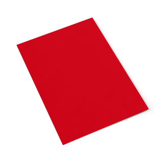 Dekoračný kartón 1 stranný 48x68cm 25 listov v balení, červený