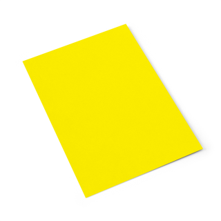 Dekoračný kartón 2 stranný 48x68cm 25 listov v balení, žltý