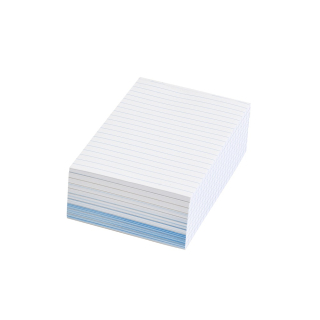 Blok papiera A6 lepený 50 listov, Bluering® linajkový