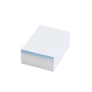 Blok papiera A6 lepený 50 listov, Bluering® štvorčekový