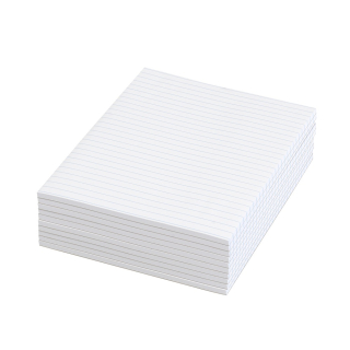 Blok papiera A5 lepený 50 listov, Bluering® linajkový