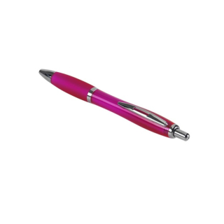 Guľôčkové pero 0,8mm ružové Bluering® BR116 náplň modrá