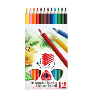 Sada farebných ceruziek ICO SÜNI 12 farieb