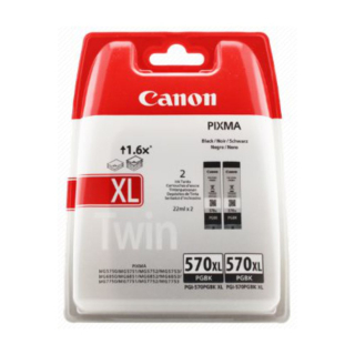 Canon PGI570XL (PGI-570PGBK XL) Twin Pack Black ORIGINAL