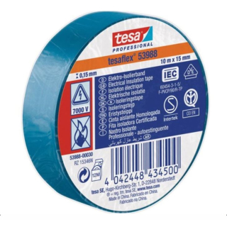 Izolačná páska 15mm x 10m Tesa modrá