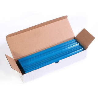 Násuvná lišta 12mm (do 120 listov) 50ks Bluering® modrá