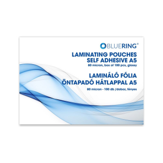 Laminovacia fólia A5 80mic 100ks samolepiaca, Bluering®