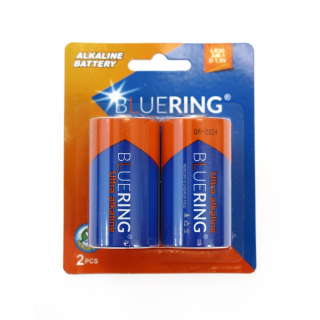 Batéria alkalická LR20 D veľký monočlánok 2ks v balení, Bluering®