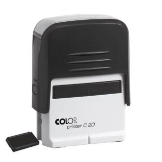 Pečiatka 14x38mm Colop Printer C20 čierna/poduška čierna