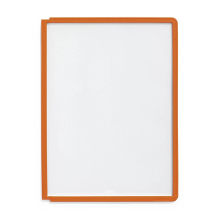 Prezentačný panel A4, oranžový, 5ks v balení, Durable SHERPA