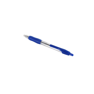 Guľôčkové pero 0,7mm pogumované Bluering® modré