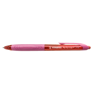Guľôčkové pero 0,38mm STABILO Performer + 328XF červené