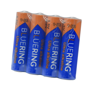 Batéria AA tužková LR6 alkalická 4ks v balení, Bluering®
