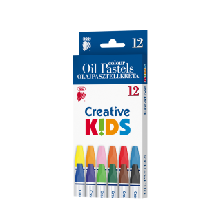 Olejové kriedové pastely, 12 farieb, ICO Creative Kids