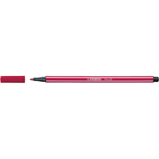 Popisovač 1mm, STABILO Pen 68 tmavočervený