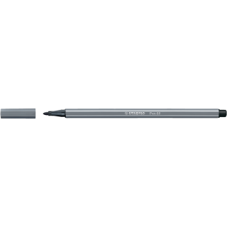 Popisovač 1mm, STABILO Pen 68 tmavosivý
