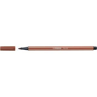 Popisovač 1mm, STABILO Pen 68 tehlovo červený