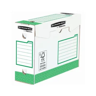 Archívny box extra silný 100mm Fellowes Bankers Box Basic 20ks bielo-zelený
