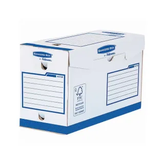 Archívny box extra silný 150mm Fellowes Bankers Box Basic 20ks bielo-modrý